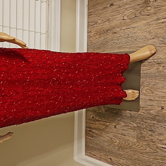 Red Sequin Dress - Picture 3 of 7